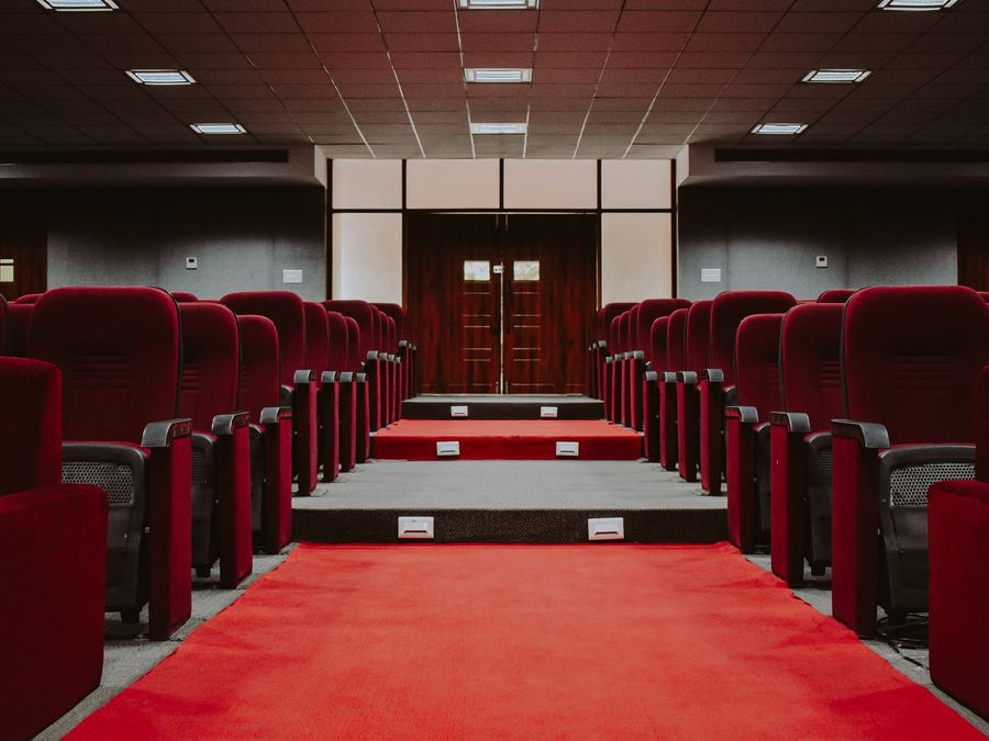 Auditorium seating at a conference venue